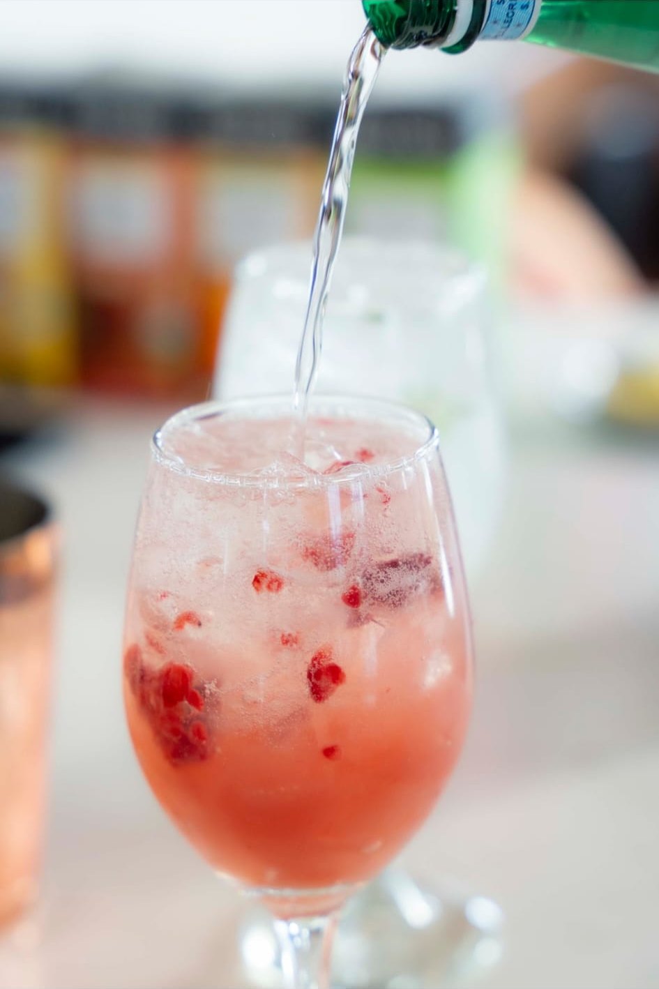 A drink at the Pomona bar